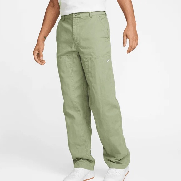 Nike Life Men's‎ Green Double Panel Pants Size 36 - Picture 1 of 11